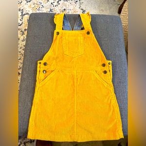 Gap corduroy gold skirt jumper. New - never worn. Size 5